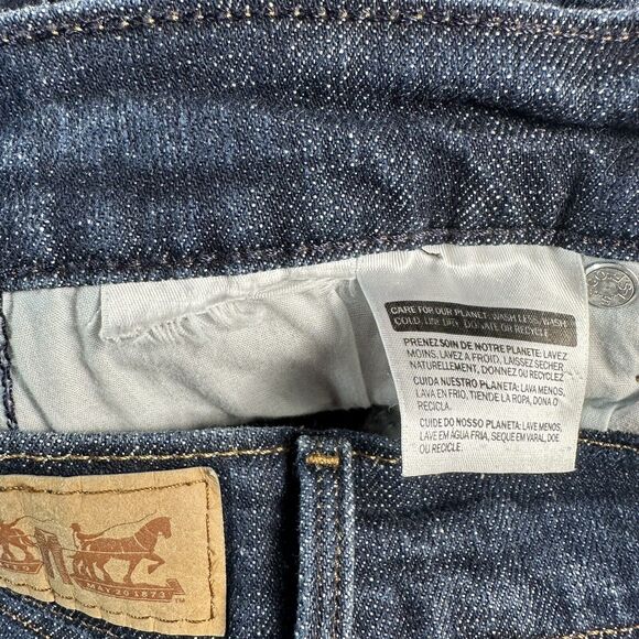 Levi's 515 BOOT CUT Womens Size 10 Blue Mid Rise Jeans Denim Pants 32x32 - Picture 9 of 9